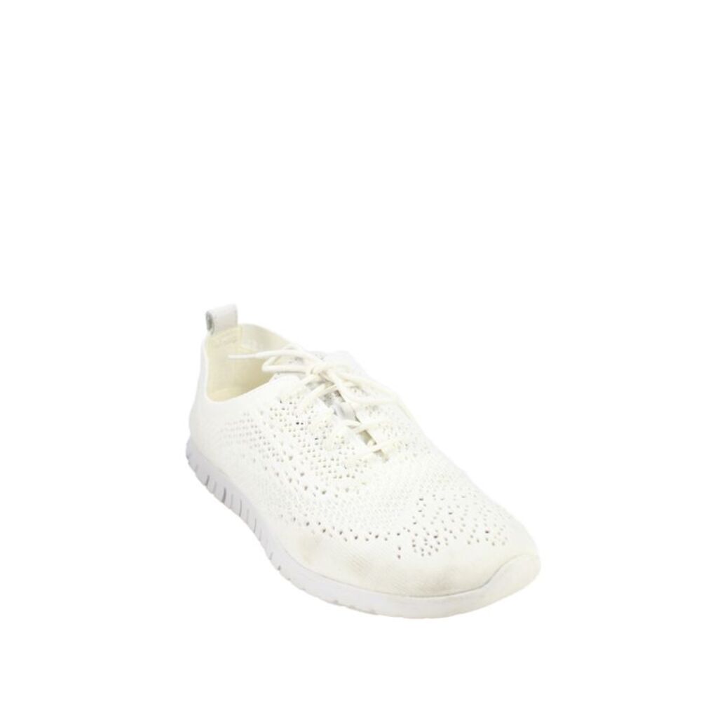 Zero Grand Cole Haan Womens Knit Lace Up Sneakers White Size 10 B